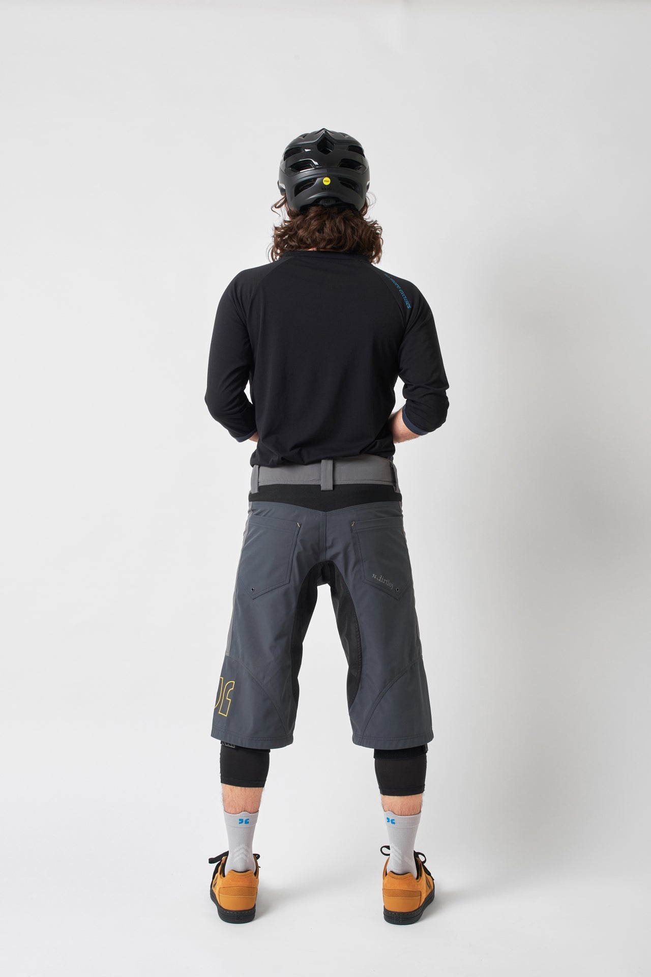 dirtlej mountee 3/4 men steel blue/lime